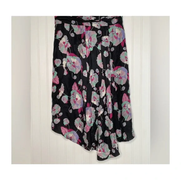 Isabel Marant Women Javenia Floral Asymmetric Hem Skirt Size 44 NWT - Picture 2 of 5